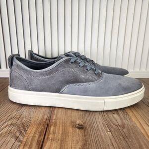 ECCO Kyle Mens Sz 10 Gray Suede Walking Comfort Lifestyle Fashion Sneakers Shoes